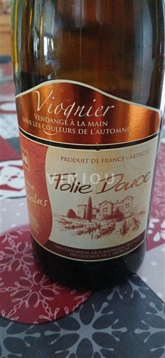 Alpe in reke Rona Ardeška. Folie Douce Viognier 2022