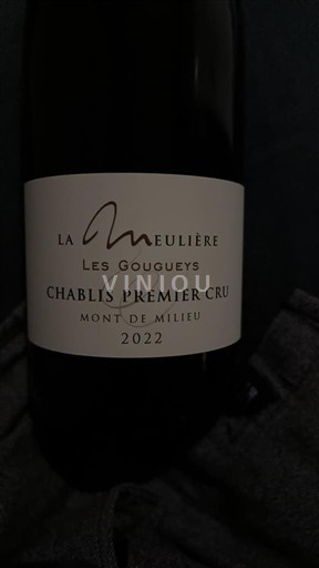 Burgundy Chablis Premier Cru La Meulière Les Gougueys Mont de Milieu 2022
