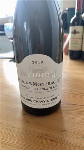 Bourgondië Puligny-Montrachet Premier Cru Domaine Chavy-Chouet 1er Cru Les Folatières 2019