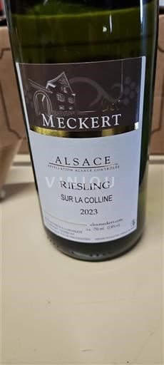 Alsacia Meckert Riesling Sur la Colline 2023