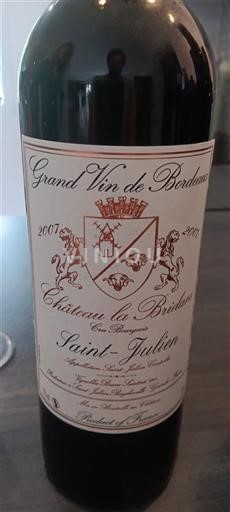 Burdeos Saint-Julien Château La Bridane 2007