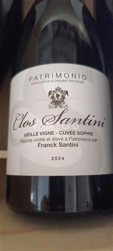 Corse Patrimonio Clos Santini Vieille Vigne - Sophie 2024