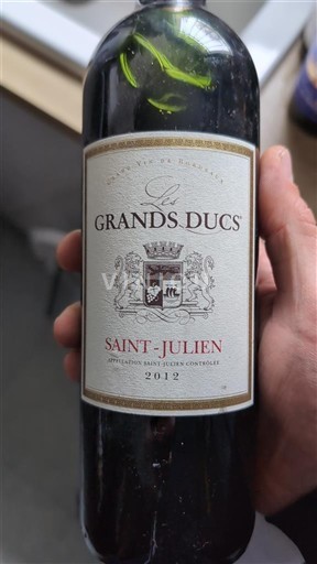 Bordeaux Saint-Julien Les Grands Ducs 2012
