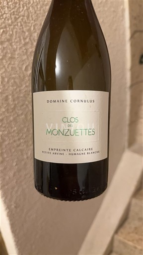 Valais Ikke specificeret Domaine Cornulus Clos des Monzuettes Empreinte Calcaire 2019