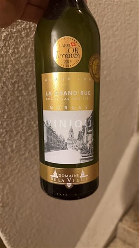 Vaud La Côte AOC Domaine La Ville de Morges La Grand'Rue 2015