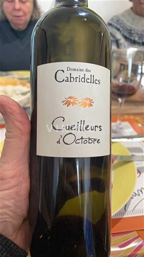 Sud-Ouest Côtes de Gascogne Domaine Des Cabridelles Cueilleurs d'Octobre Non Millésimé