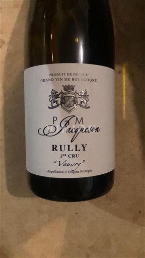 Bourgogne Rully Premier Cru P. M. Jacquesson Vauvry 2021