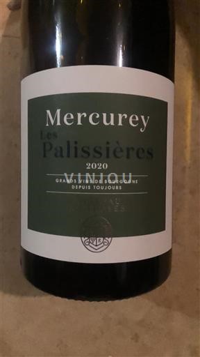 Bourgogne Mercurey Château D’etroyes Les Palissières 2020