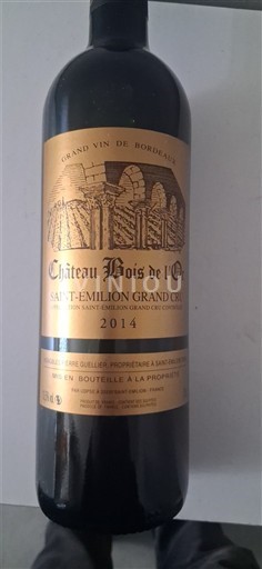 Bordeaux Saint-Émilion Grand Cru Grand Cru Château Bois de l'Or 2014