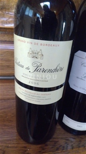 Bordeaux Bordeaux Supérieur Château Parenchère 2006
