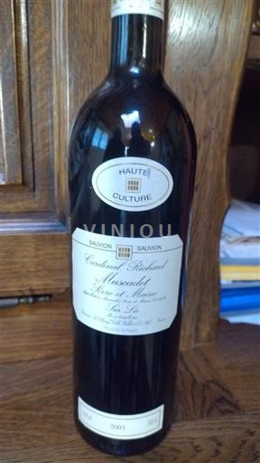 Bordeaux Lussac-Saint-Émilion Salvion Haute Culture 2003