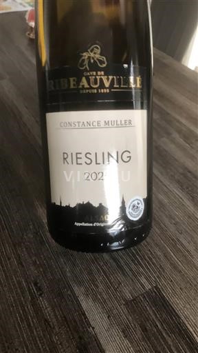Alsace Riesling Cave de Ribeauvillé Constance Muller 2020