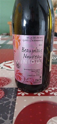 Beaujolais Beaujolais Nouveau Villa des Rosés Gourmande 2021