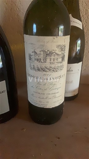 Sud-Ouest Côtes de Gascogne Domaine Tariquet Côtes de Gascogne 2001