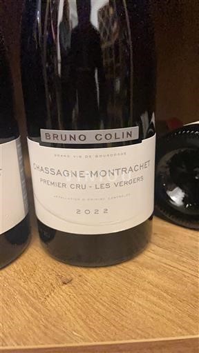 Borgoña Chassagne-Montrachet Premier Cru Bruno Colin Premier Cru - Les Vergers 2022
