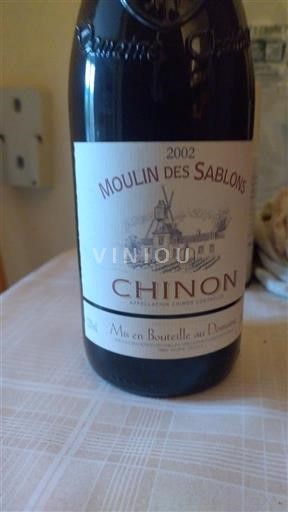 Loiren laakso Chinon Moulin des Sablons 2002