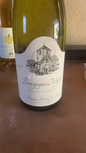 Burgundi Bourgogne Aligoté Domaine Barrier et Fils 2017