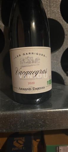 Lugina e Ronës Vacqueyras Armand d’Artois Les Garrigues 2020
