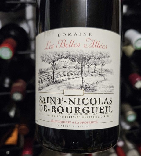 Dolina Loare Saint-Nicolas-De-Bourgueil Domaine Les Belles Allées 2024