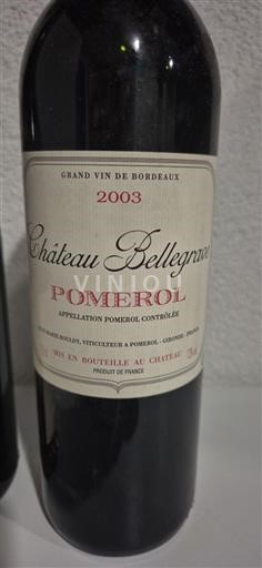 Bordeaux Pomerol Château Belregard 2003