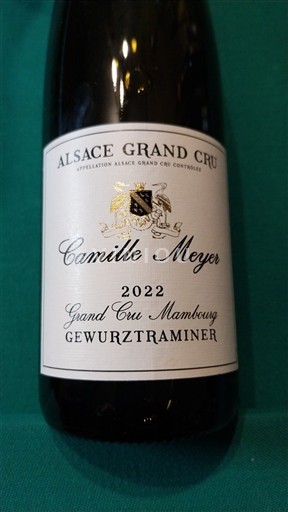 Alsace Alsace Grand Cru Grand Cru Camille Meyer Grand Cru Mambourg Gewurztraminer 2022
