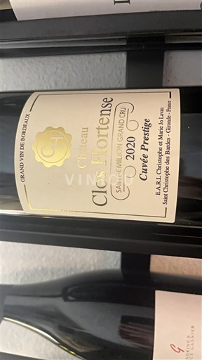 Bordeaux Saint-Émilion Grand Cru Château Clos l'Hortense Prestige 2020