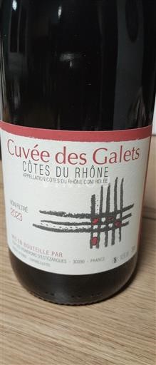 Rhônedalen Côtes-du-rhône Vignerons Estezargues des Galets 2023