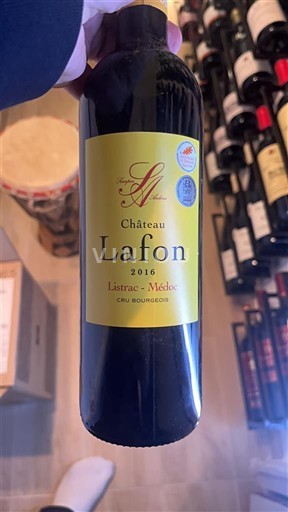 Bordeaux Listrac-Médoc Cru Bourgeois Château Lafon 2016