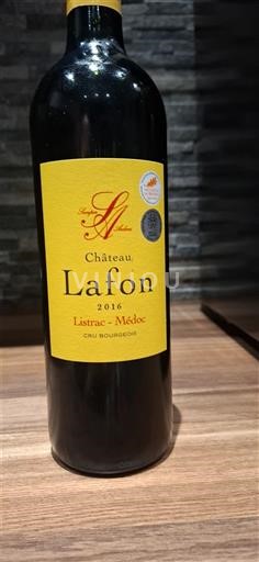 Bordeaux Listrac-Médoc Cru Bourgeois Château Lafon 2016