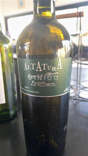 Roussillon Côtes-du-roussillon Arnaud de Villeneuve Altatura 2006