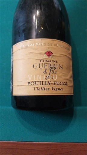 Burgundi Pouilly-fuissé Domaine Guerrin & Fils Vieilles Vignes 2012