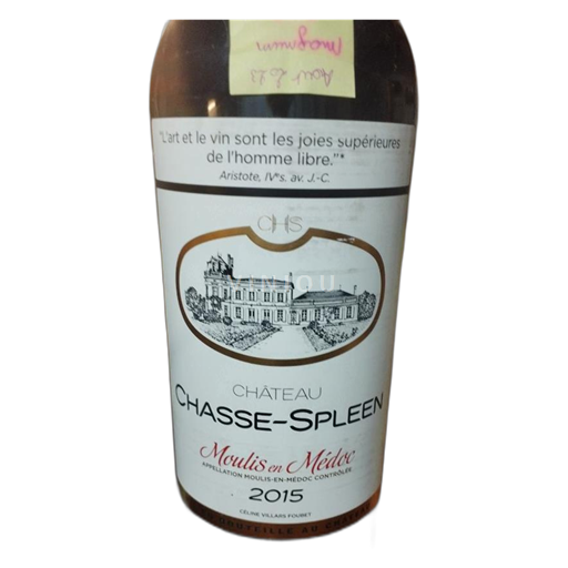 Bordeaux Haut-Médoc Château Chasse-Spleen 2015