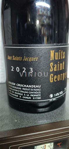 Bourgondië Nuits-saint-georges Julien Cruchandeau Aux Saints Jacques 2023