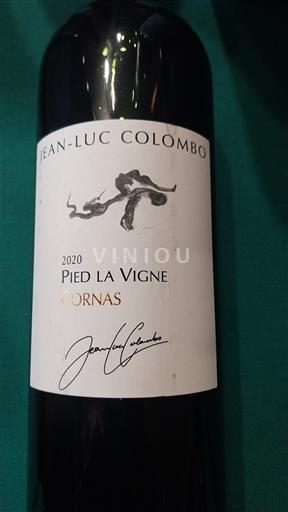 Rhône-dalen Cornas Jean-Luc Colombo Pied la Vigne 2020