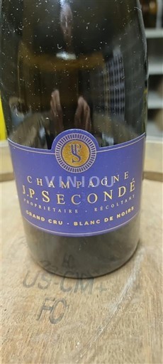 Šampanja Šampanjec Grand Cru J.P. Secondé Neleten.