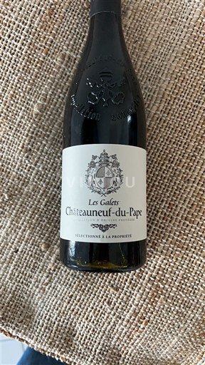 Rhônen laakso Châteauneuf-du-Pape Les Galets Ei vuosikertaa