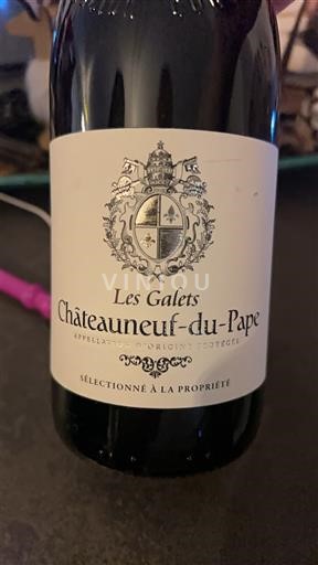Thung lũng Rhône Châteauneuf-du-pape Les Galets Không niên vụ