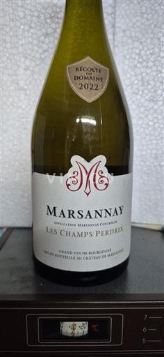 Bourgogne Marsannay Château Marsannay Les Champs Perdrix 2022