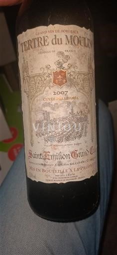 Bordeaux Saint-Émilion Grand Cru Tertre du Moulin de l'Abbaye 2007
