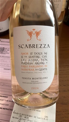 Toscana Tenuta Monteloro Scabrezza 2024