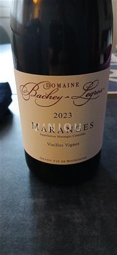 Bourgogne Maranges Domaine Bachey-Legros Vieilles Vignes 2023