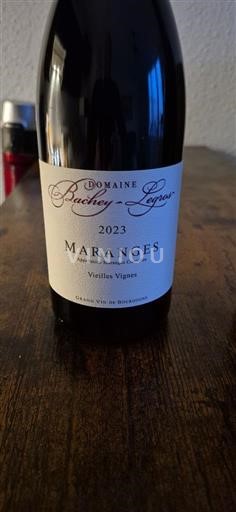 Bourgogne Maranges Domaine Bachey-Legros Vieilles Vignes 2023