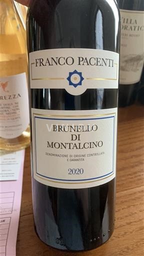 Toscana Brunello di Montalcino. Franco Pacenti 2020