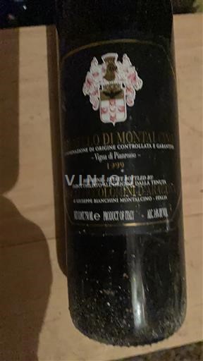 Toscana Brunello di Montalcino. Ciacci Piccolomini Aragona Vigna di pianrosso 1999