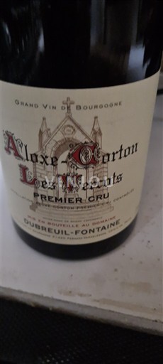 Borgonha Aloxe-Corton Premier Cru Dubreuil-Fontaine Les Vercots Não Sazonado