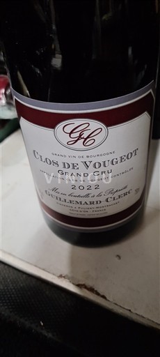 Burgundy Clos-de-Vougeot Grand Cru Guillemard-Clerc 2022