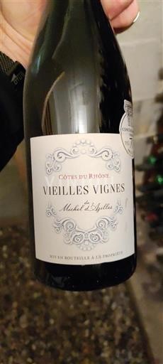 Thung lũng Rhône Côtes-du-rhône Michel Chapoutier Vieilles Vignes Không niên vụ