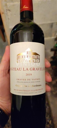 Bordeaux Graves-de-vayres Château La Gravelle 2019