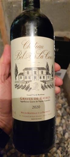 Bordeaux Graves-de-Vayres Château Bel Air La Cour 2020