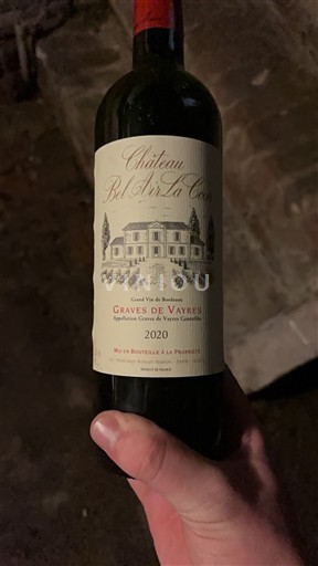 Bordeaux Graves-de-vayres Château Bel Air La Cour 2020